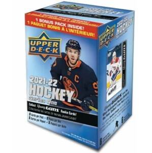 2021-22 NHL Upper Deck Series One Blaster box - hokejové karty