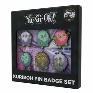 Yu-Gi-Oh Set of 6 Limited Edition Kuriboh Pin Badges - sada odznaků