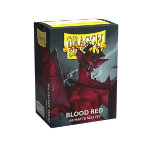 Obaly na karty Dragon Shield Standard Sleeves - Matte Blood Red - 100 ks