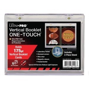 Obal na dvě karty - Ultra Pro One Touch Vertical Booklet Magnetic Holder 175pt + stojánek
