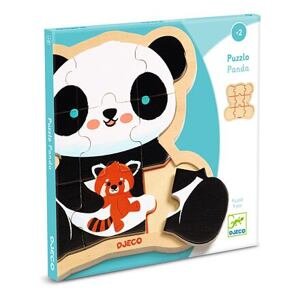 DJECO Reliéfní puzzle Panda