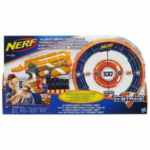 NERF ELITE PISTOLE SE SVĚTELNÝM ZAMĚŘOVÁNÍM A TERČEM