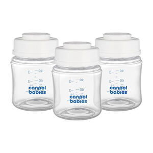 Canpol babies Sada lahví pro skladování mateřského mléka 3x120ml
