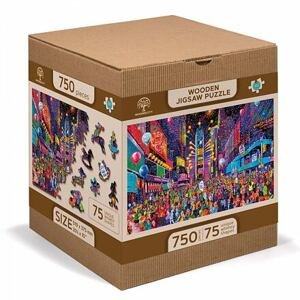 Wooden City Dřevěné puzzle XL,750 dílků, Nový rok
