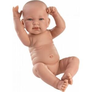 Llorens 73802 New born holčička realistická panenka miminko s celovinylovým tělem 40 cm