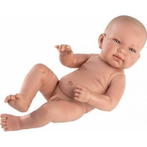 Llorens 73801 New born chlapeček realistická panenka miminko s celovinylovým tělem 40 cm