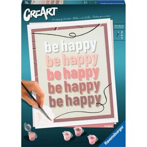 CreArt 235445 Buď šťastný: Be happy