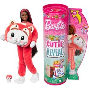 Mattel Barbie Cutie Reveal Barbie v kostýmu - Kotě v červeném kostýmu Pandy