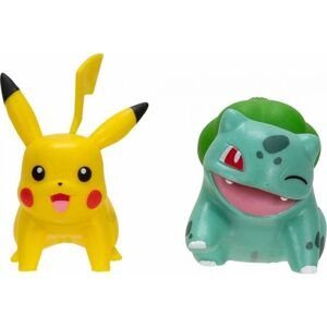 Pokémon akční figurky 2pack Pikachu a Bulbasaur