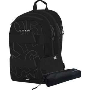 Oxybag Studentský batoh s pouzdrem etue Oxy Sport Font White