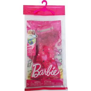 Mattel Barbie obleček s doplňky v praktickém balení HRH36