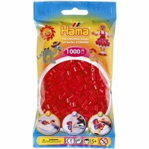 Hama H207-05 Midi korálky červené 1000ks