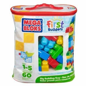 Megabloks Kostky v pytli 60 kostek - First Builders