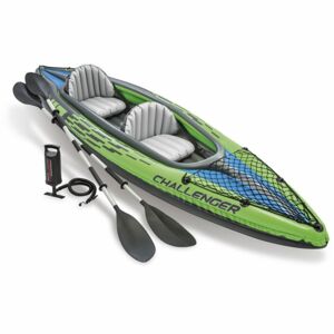 Kajak CHALLENGER K2 KAYAK vč. Pádel Intex - Zelená