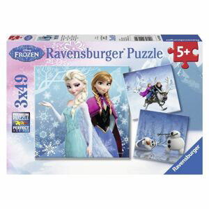 Ravensburger Disney Puzzle Ledové království dobrodružství na sněhu 3x49 dílků