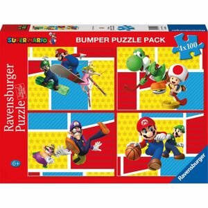 Ravensburger Puzzle 051953 Super Mario 4x100 dílků