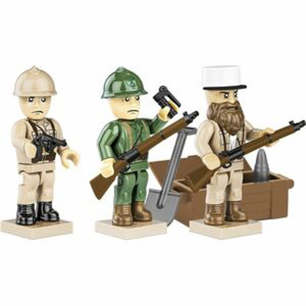 Cobi 2037 3 figurky s doplňky French Armed Forces