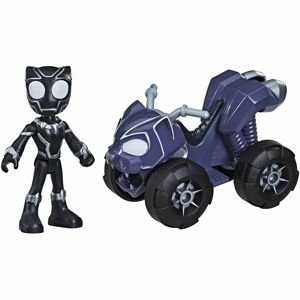 Hasbro Spiderman vozidlo a figurka Black Panther