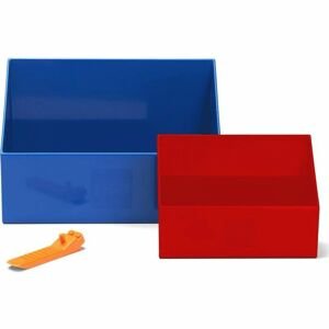 LEGO® naběrač na kostičky červená a modrá 2 ks