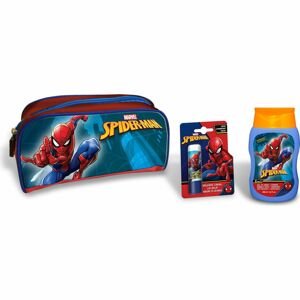 Lorenay Spiderman dárková sada s taškou, šamponem a balzámem na rty