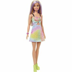 Mattel Barbie modelka duhový overal