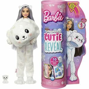 Mattel Barbie Cutie Reveal zima panenka série 3 lední medvěd