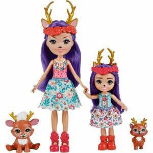Mattel Enchantimals panenka a setřička Danessa Deer a Sprint