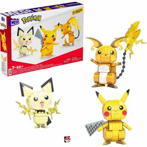 Mega Construx Postav a vystav si Pikachu a jeho vývojové Trio GYH06