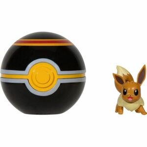 Jazwares Pokémon Clip N Go Poké Ball Eevee a Luxury Ball