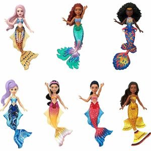 Mattel Disney Princess Sada 7 ks Malých panenek: Malá mořská víla a sestřičky HLX17