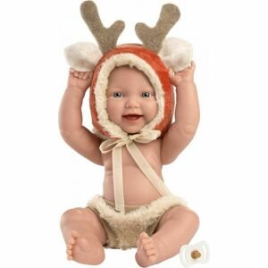 Llorens 63202 New born chlapeček realistická panenka miminko s celovinylovým tělem 31 cm