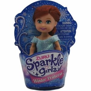 Zuru Princezna zimní Sparkle Girlz malá v kornoutku zrzavé vlasy