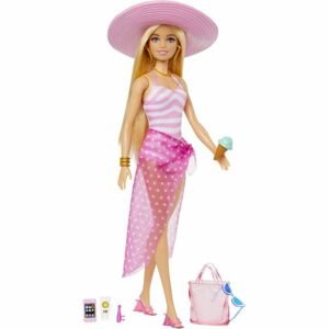 Barbie Deluxe módní panenka - v plavkách