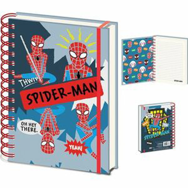 Blok A5 kroužkový Spiderman Sketch