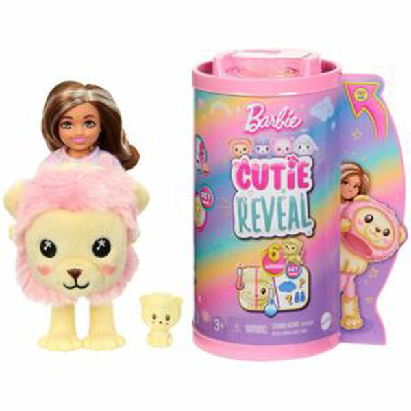 Mattel Barbie Cutie Reveal Chelsea pastelová edice - Lev