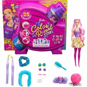 Mattel Barbie Color Reveal vlasy herní set růžový