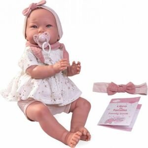 Antonio Juan 81278 Můj první Reborn Alejandra realistická panenka miminko s měkkým látkovým tělem 52 cm