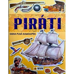 Piráti kniha plná samolepek