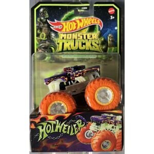 Hot Wheels Monster Trucks svítící ve tmě Hotweiler