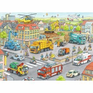 Ravensburger Puzzle XXL Vozidla ve městě 100 dílků