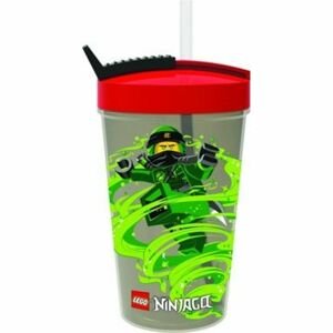 LEGO® Ninjago Classic láhev s brčkem - červená