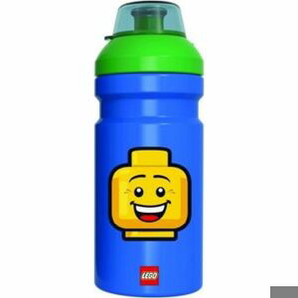 LEGO® Iconic Boy láhev na pití transparentní - modrá zelená