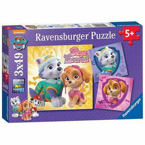 Ravensburger Puzzle Disney Tlapková patrola 3x49 dílků