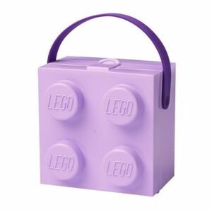 LEGO® box s rukojetí fialová