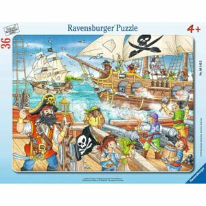 Ravensburger puzzle 061655 Útok pirátů 36 dílků