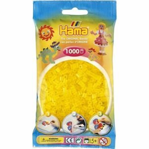Hama H207-14 Midi Průhledné žluté korálky 1000 ks