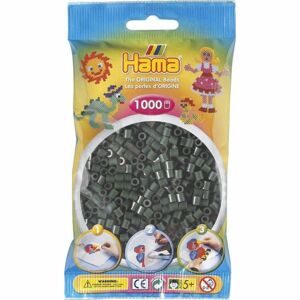 Hama H207-28 Midi Tmavě zelené korálky 1000 ks