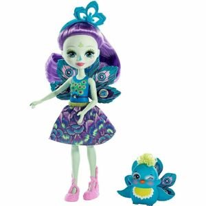 Mattel Enchantimals panenka se zvířátkem Patter Peacock a Flap