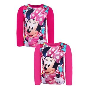 Minnie Mouse - licence Dívčí triko - SETINO Minnie ST-71, růžová Barva: Růžová tmavší, Velikost: 104