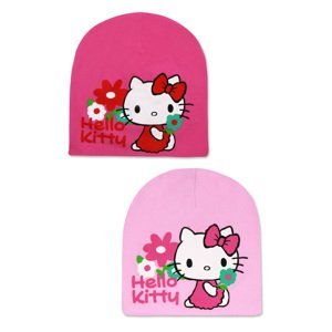 Hello Kitty - licence Dívčí čepice - Hello Kitty 771-855, růžová Barva: Růžová světlejší, Velikost: velikost 52